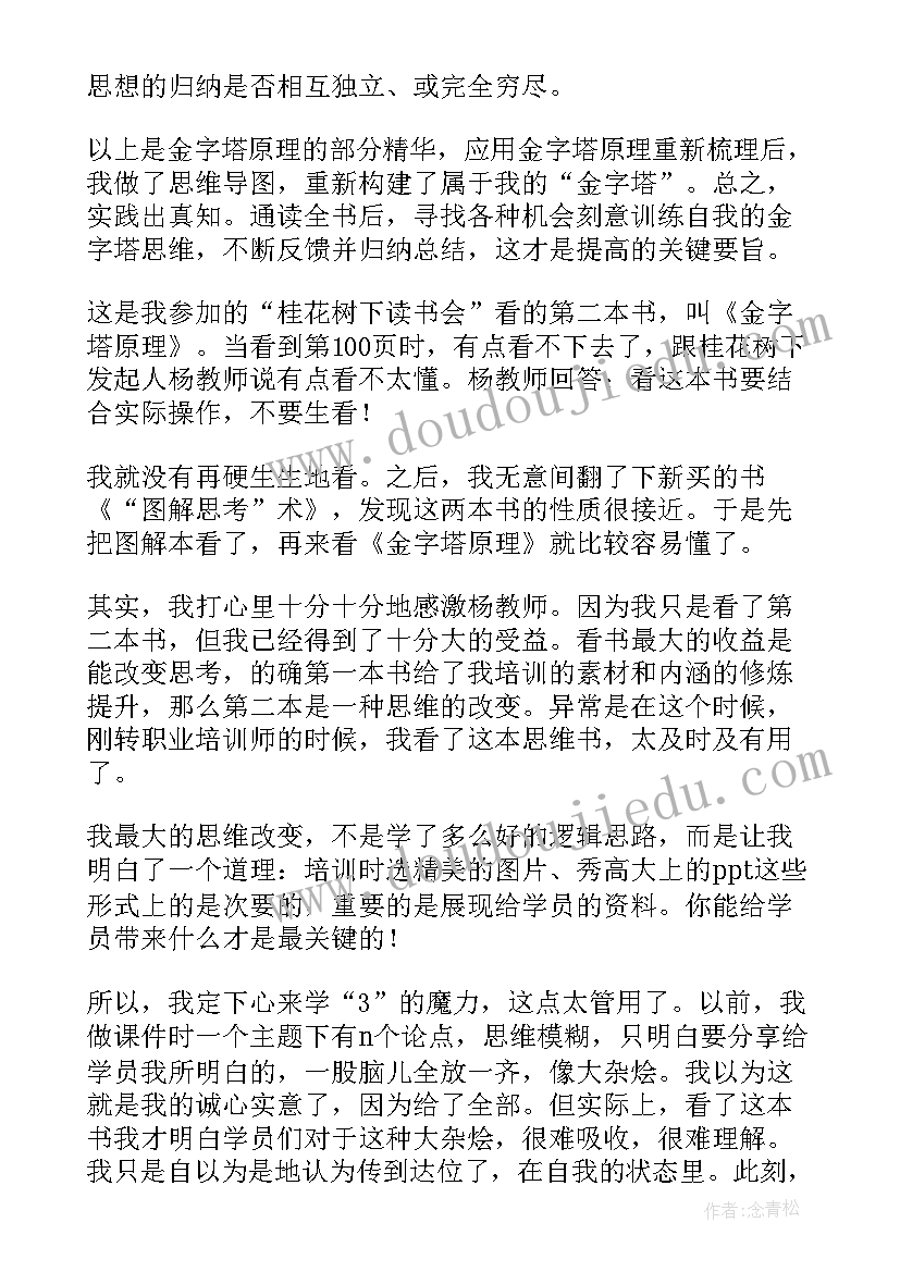 2023年金字塔原理工作汇报(通用10篇)