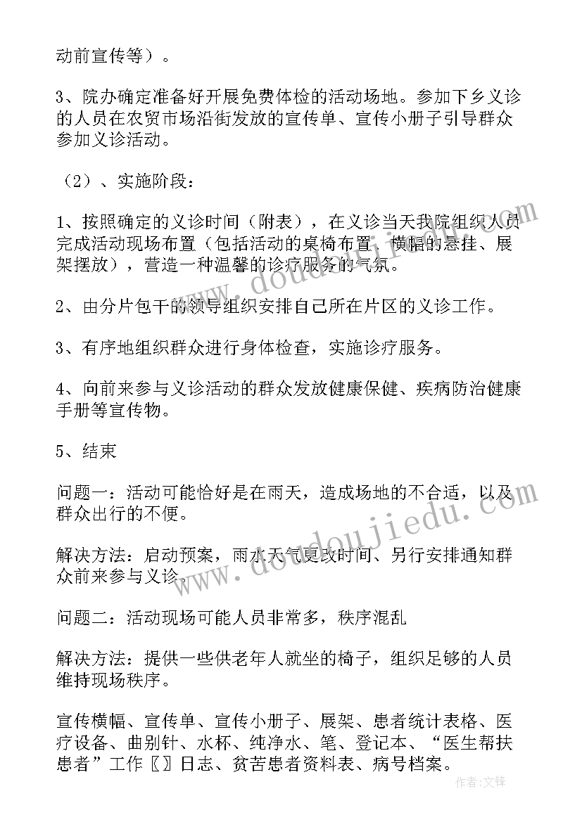 最新开展中医义诊活动方案 社区开展义诊活动方案(模板5篇)