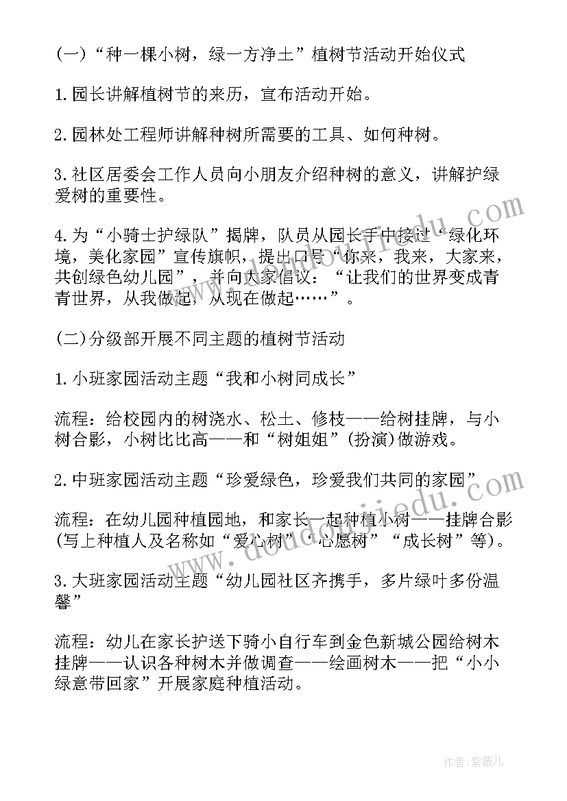 2023年植树节大班活动方案设计(通用5篇)