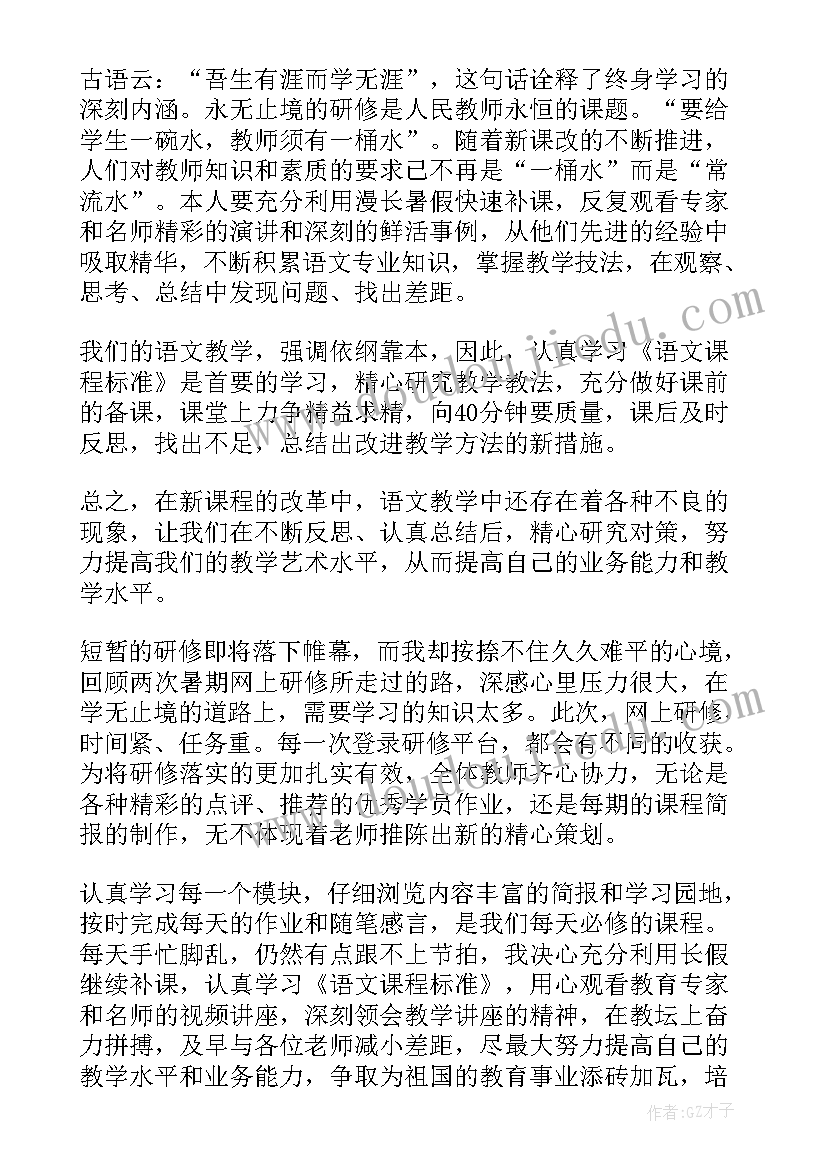 2023年寒假教师网络研修总结(精选5篇)