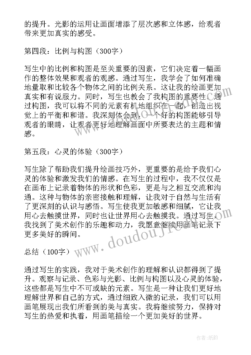 2023年学美术的心得体会(模板6篇)