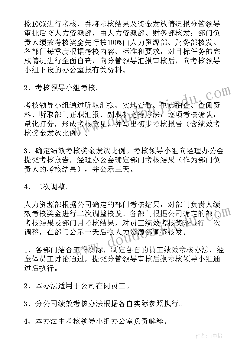 2023年医院工资绩效考核方案(优质5篇)