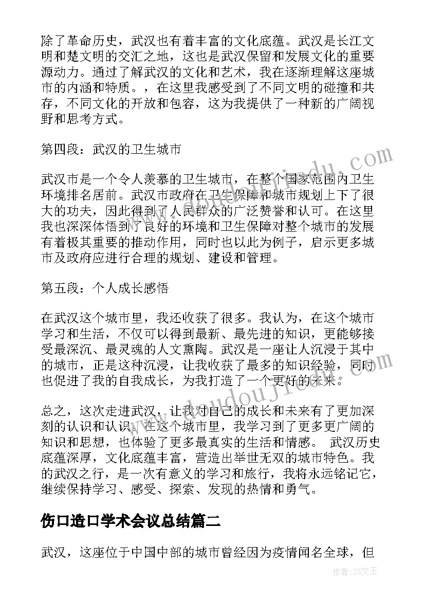 伤口造口学术会议总结(精选5篇)