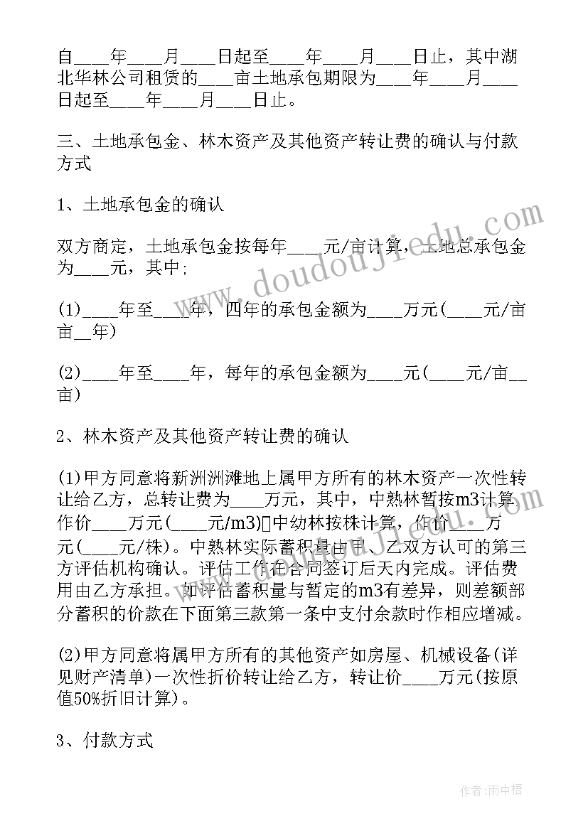 山地合同转让协议书(大全5篇)