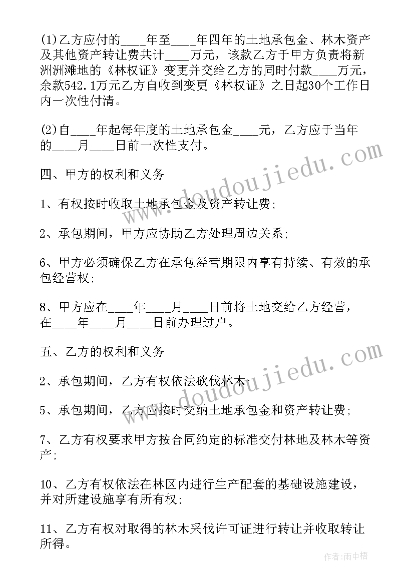 山地合同转让协议书(大全5篇)