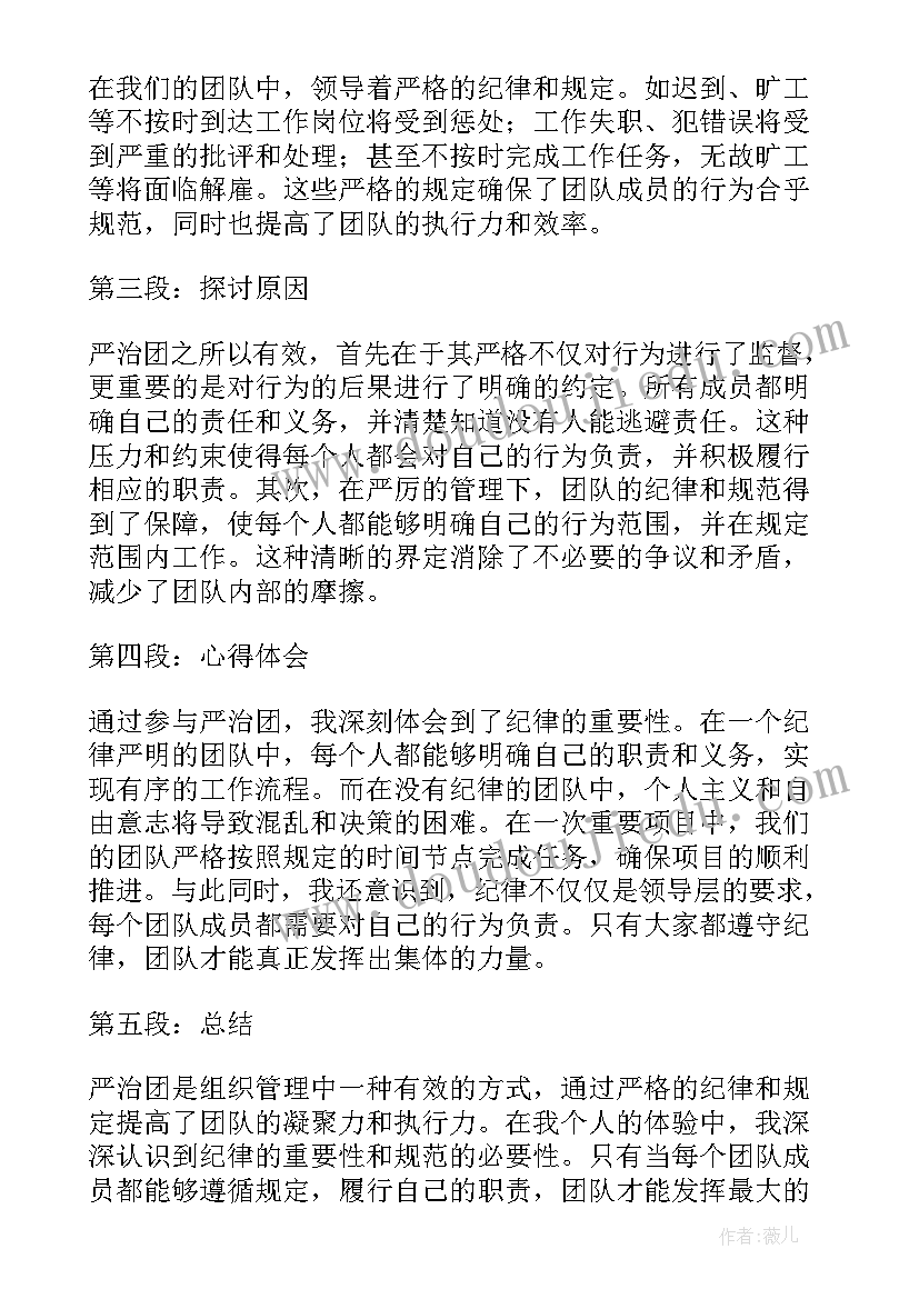 2023年从严治团心得体会(实用9篇)