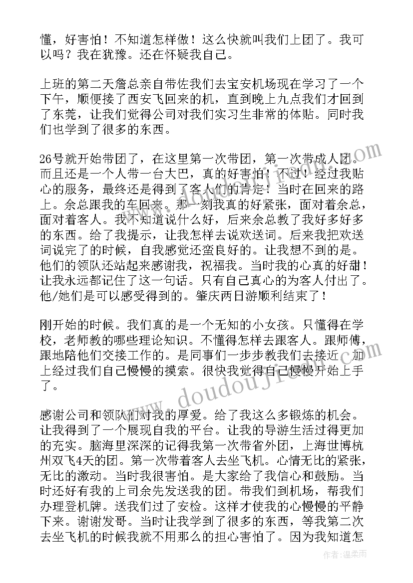 2023年导游实训报告(模板5篇)