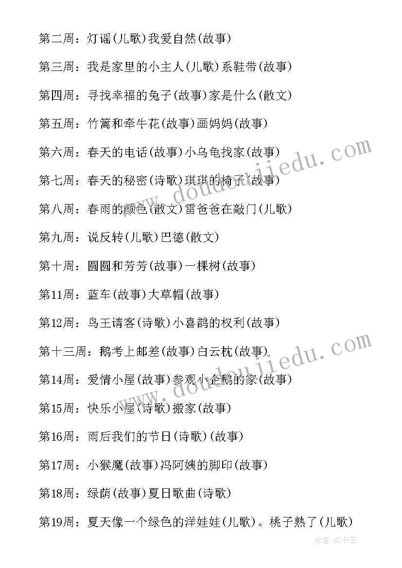 最新幼儿园语言教学计划小班 幼儿园语言教学计划(模板9篇)