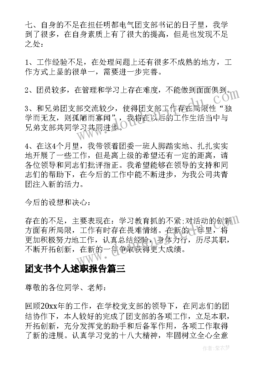 最新团支书个人述职报告(模板6篇)