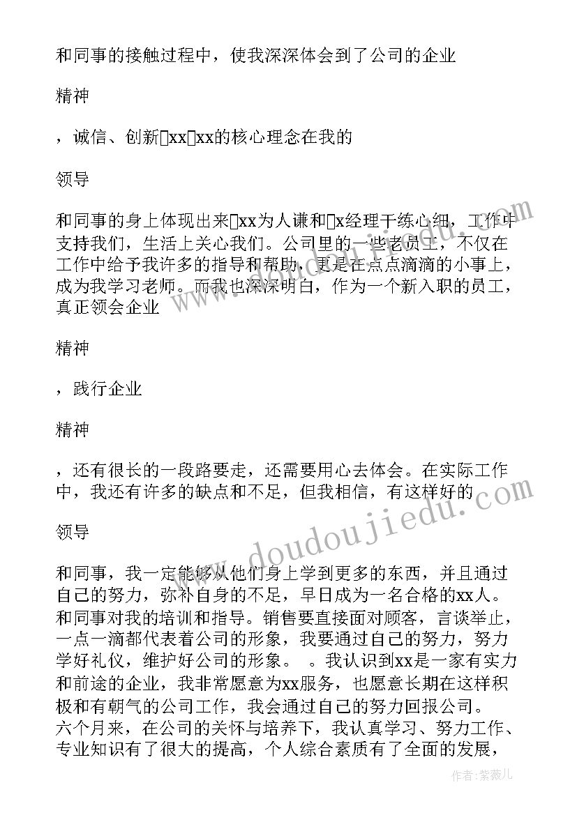 转正申请书销售类(大全8篇)