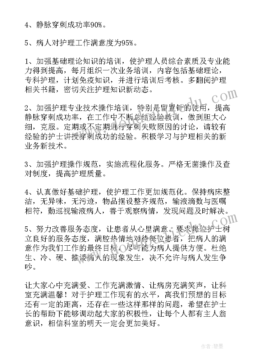 最新护士长手册年度护理工作计划(实用6篇)