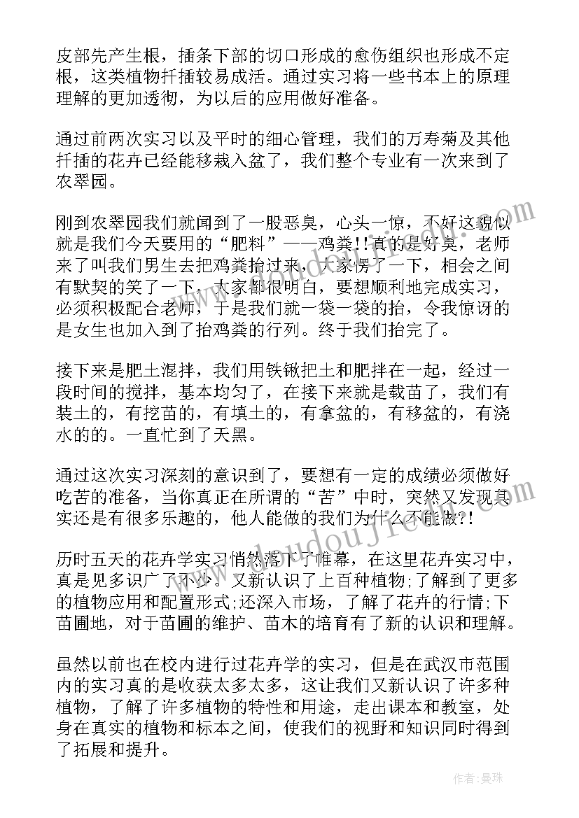 2023年花卉学的心得体会(实用5篇)