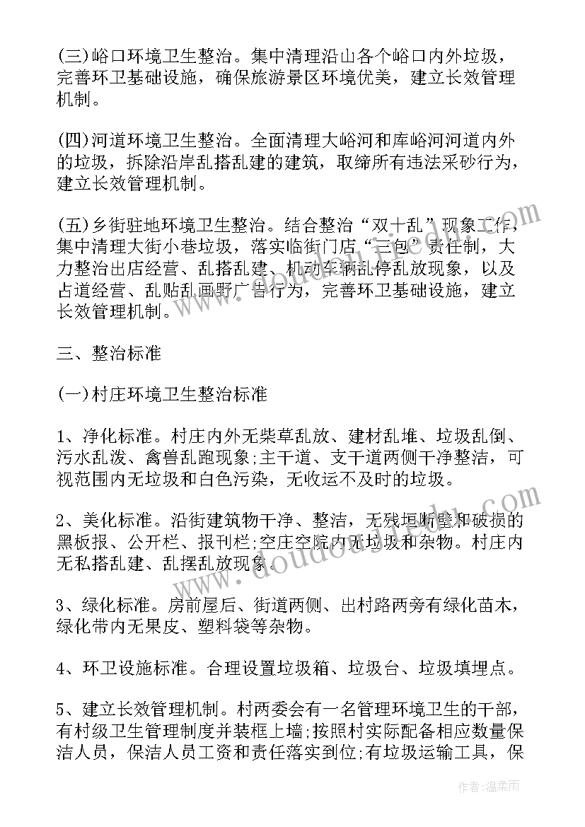 农村工作治理工作总结 农村环境卫生治理工作总结(模板6篇)