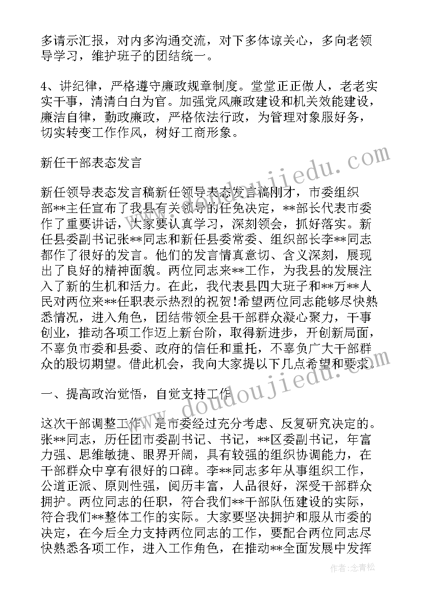 2023年任职发言政府说(通用5篇)