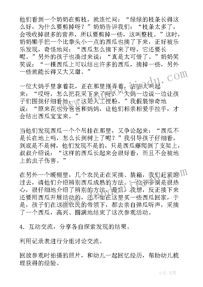 最新幼儿园种西瓜教案大班 幼儿园中班教案西瓜(汇总9篇)