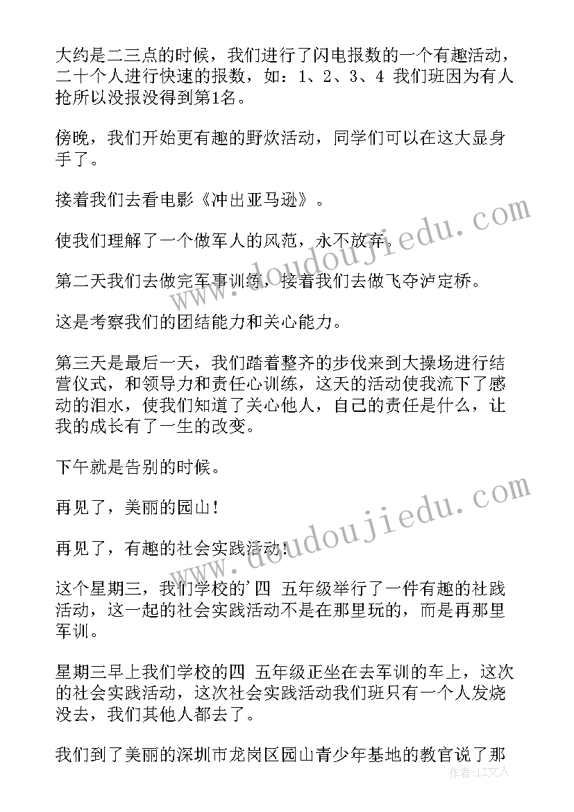 2023年小学生实践活动总结报告 小学生社会实践活动文字(模板10篇)