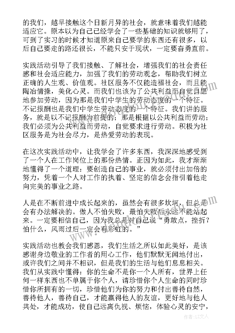 2023年小学生实践活动总结报告 小学生社会实践活动文字(模板10篇)