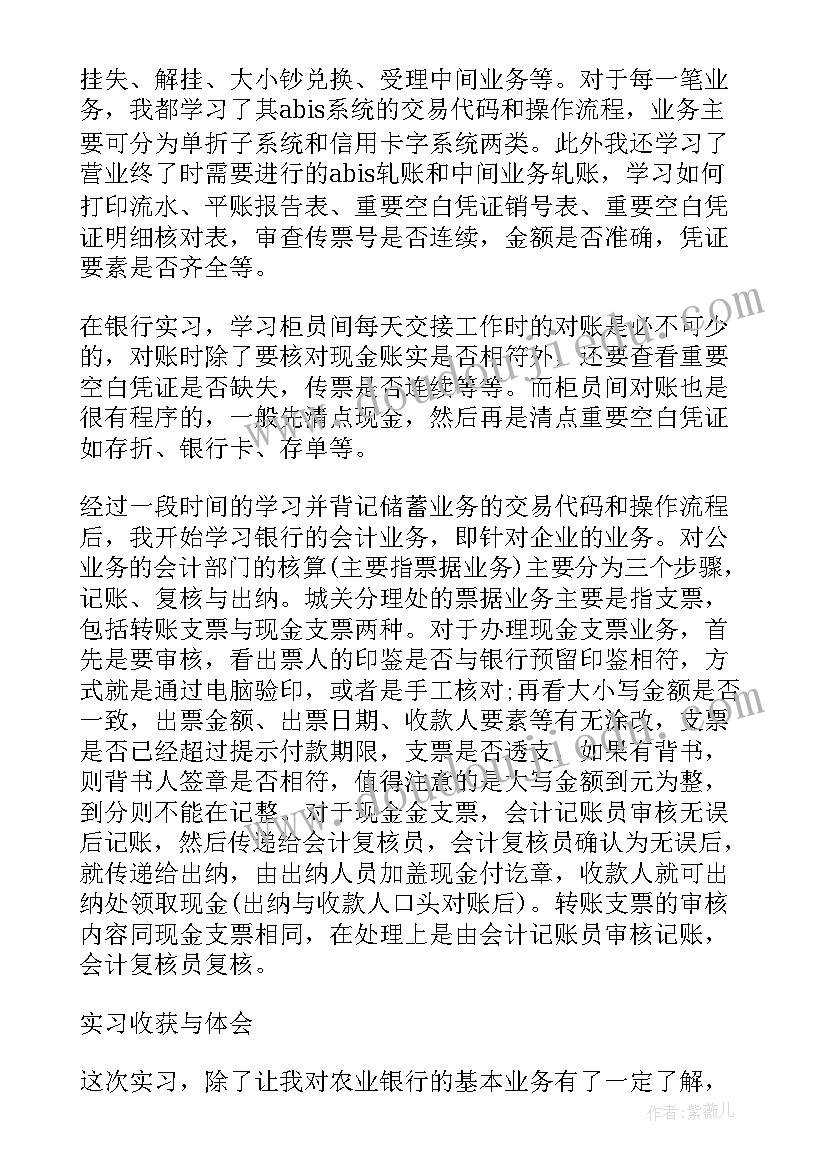 最新银行社会实践报告 大学生银行社会实践报告汇编(通用5篇)