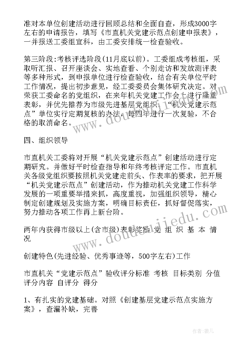 思想政治工作示范点创建总结汇报 机关党建示范点创建工作总结(优质5篇)