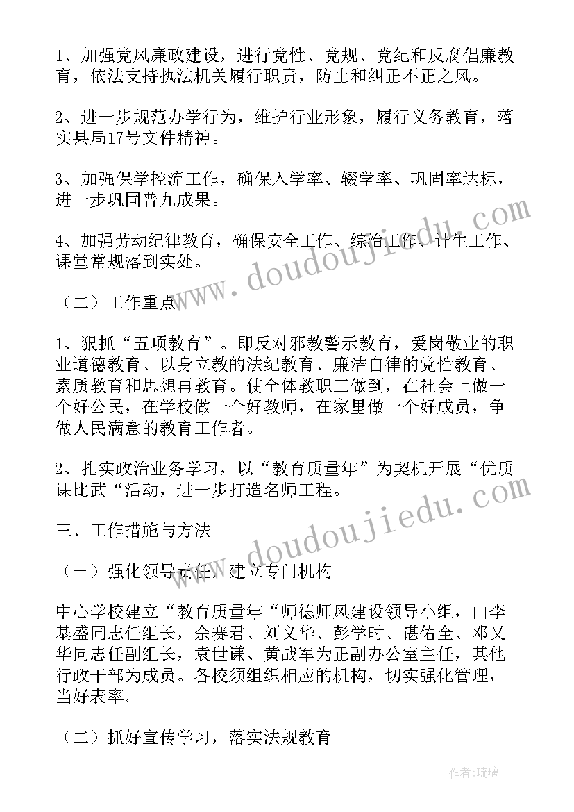 教师师德师风建设提升个人计划(汇总5篇)