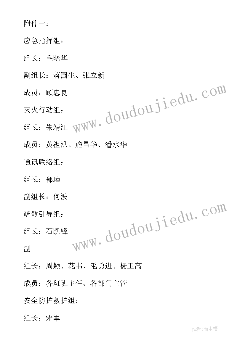 最新火灾应急预案消防演练目的 火灾消防应急演练预案(汇总5篇)