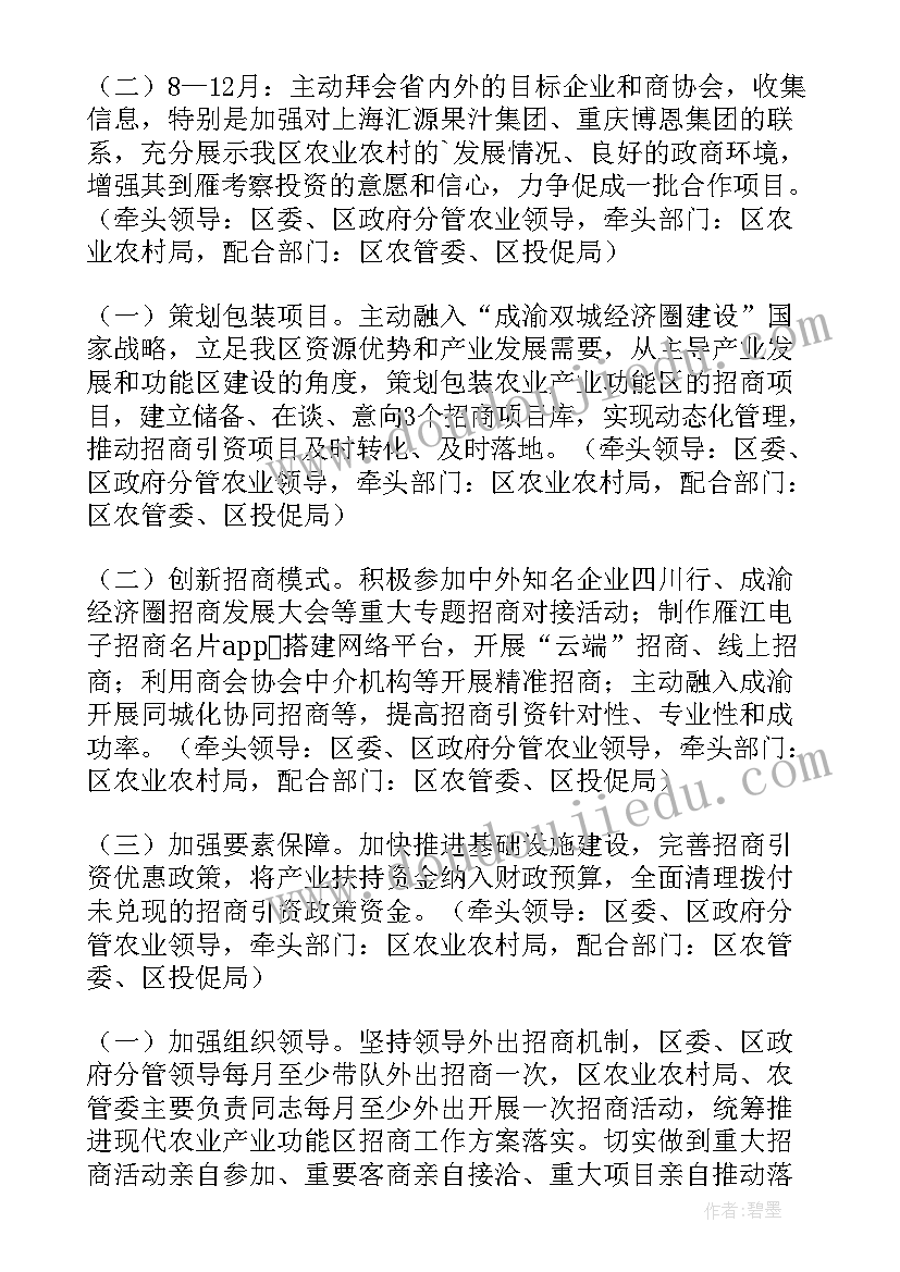 2023年房地产招商运营方案(模板5篇)