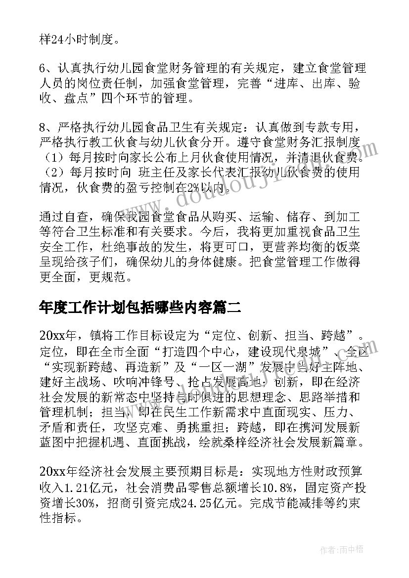 2023年年度工作计划包括哪些内容(实用5篇)