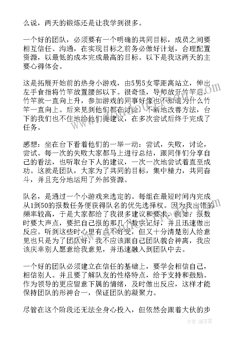 医院团队建设的心得体会(大全6篇)