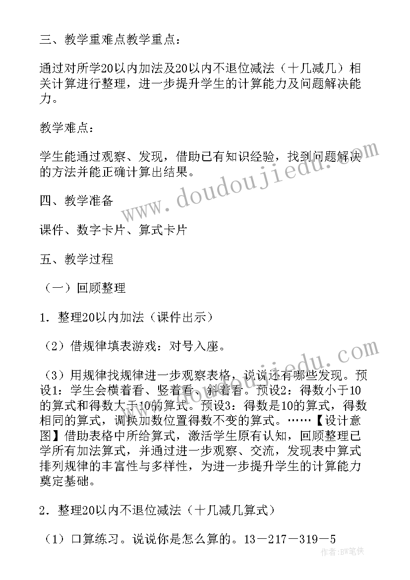 一年级数学拔萝卜教学设计及教学反思 一年级数学拔萝卜教学反思(优质5篇)