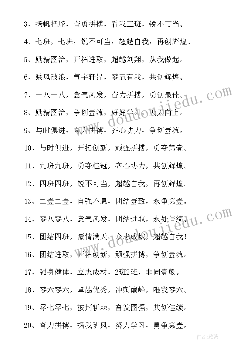 最新学校校运会标语简介文案(汇总5篇)