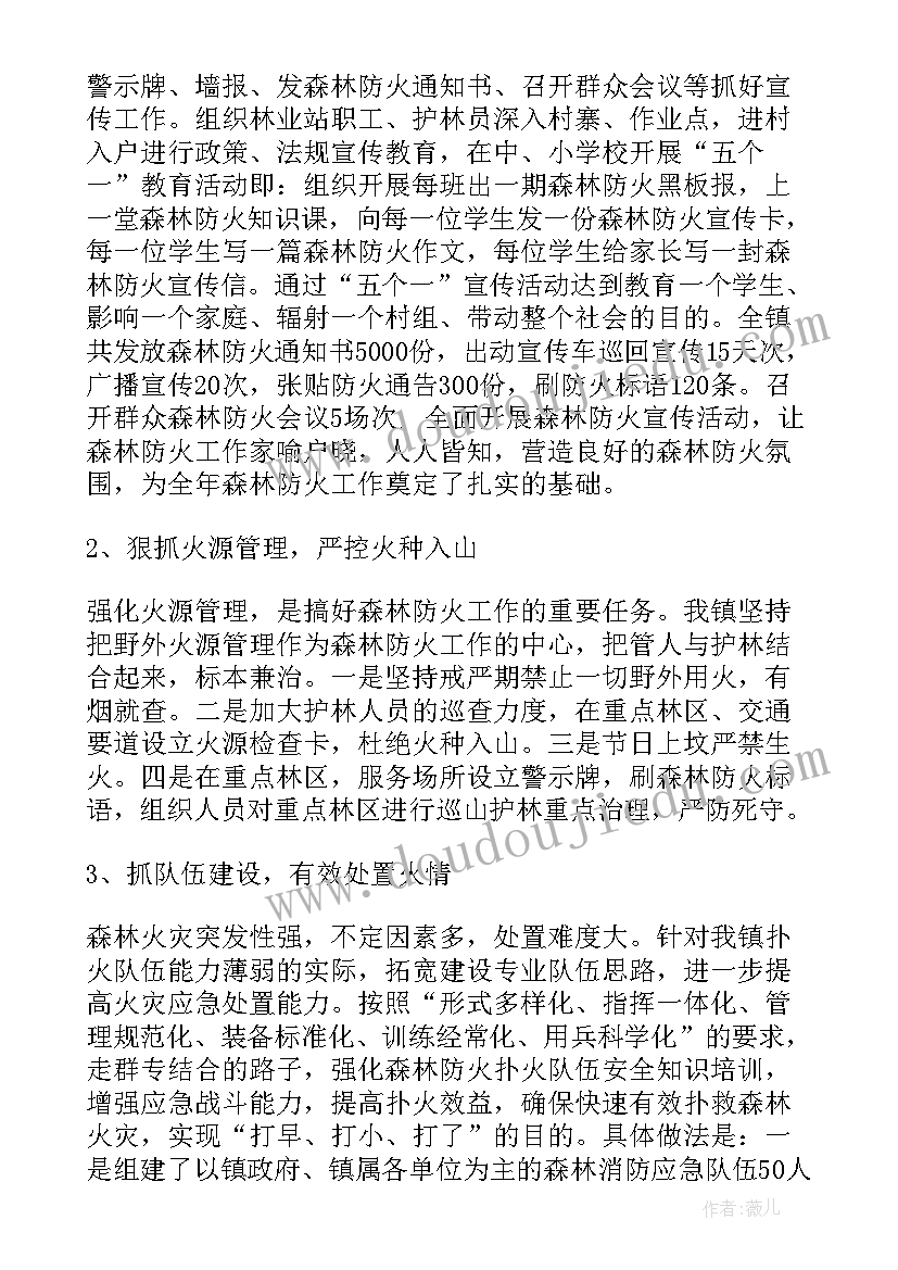 最新森林火灾隐患点整改报告(大全5篇)