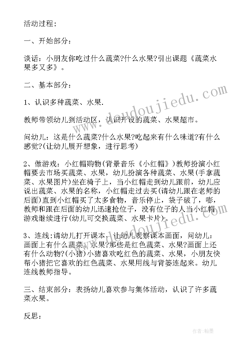 2023年大班吃健康的食物教学反思(通用5篇)