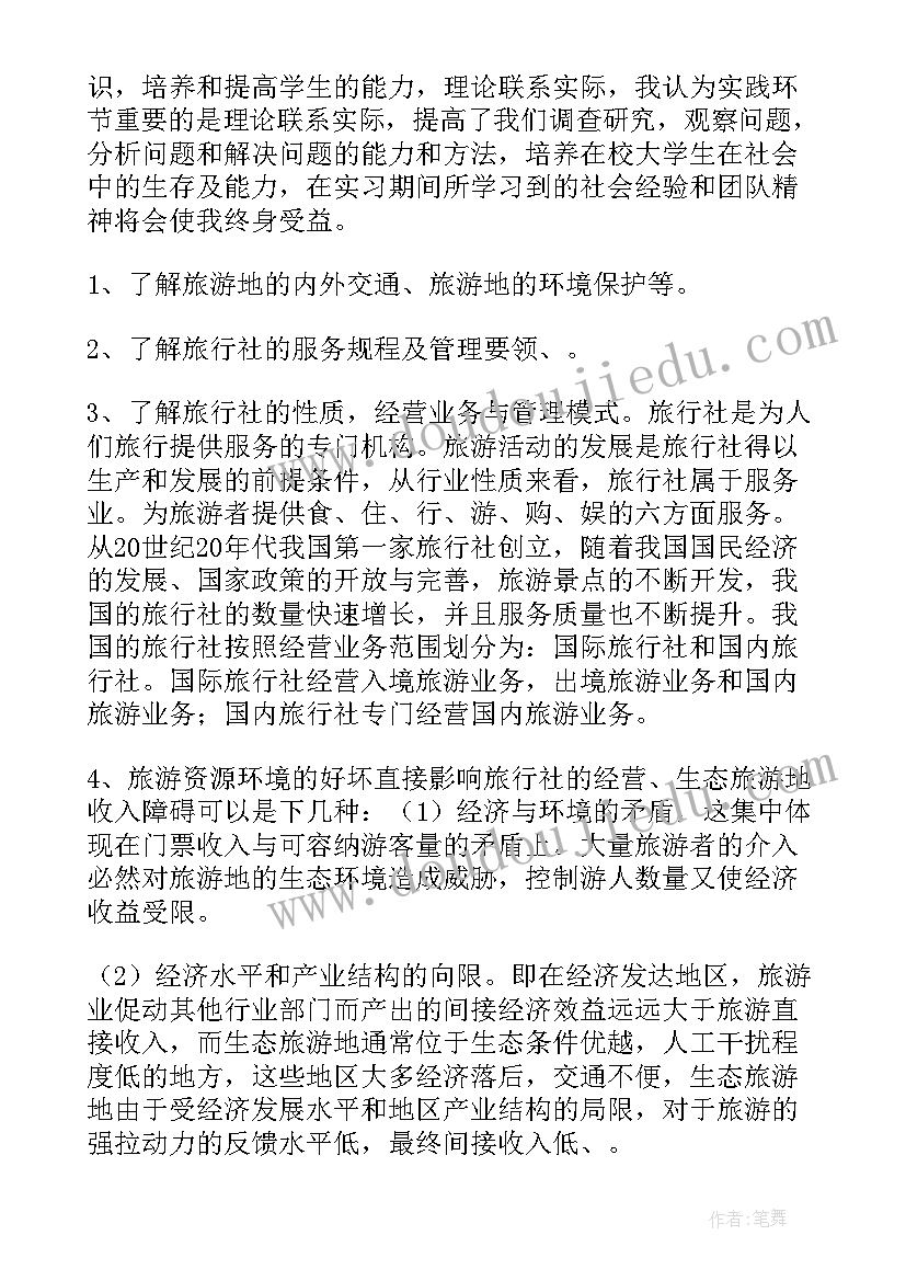 当导游的实践报告(汇总10篇)