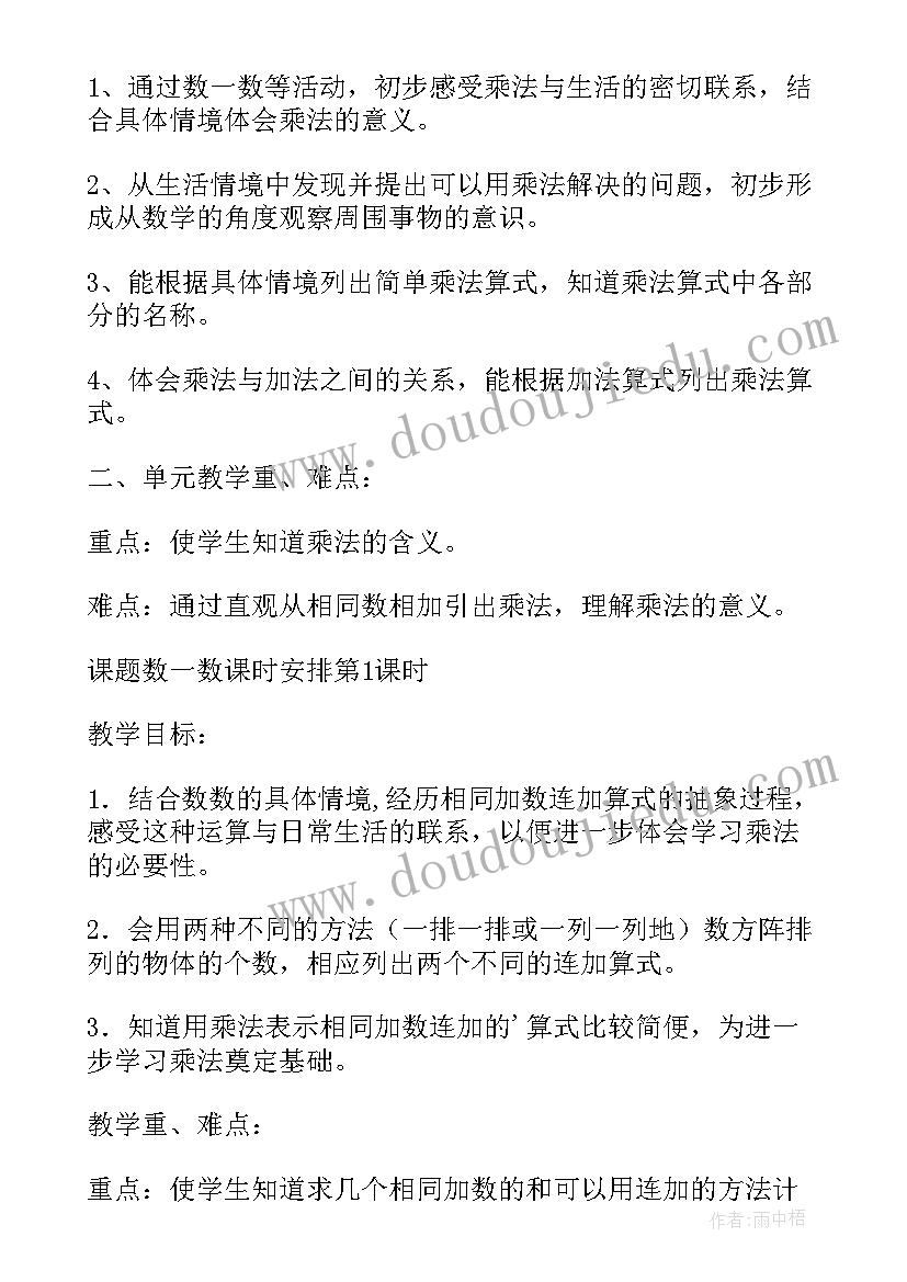 2023年数一数数学教案免费(模板8篇)