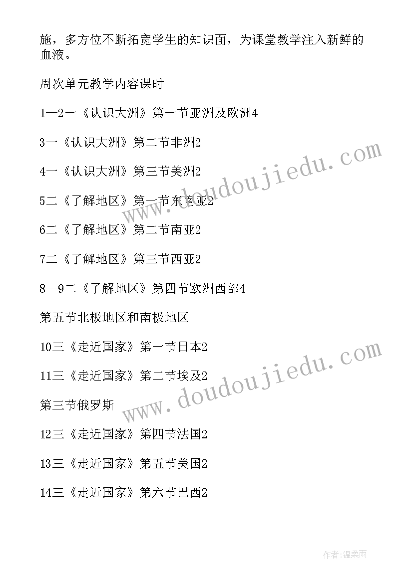 最新七年级第一学期地理教学总结(优质5篇)