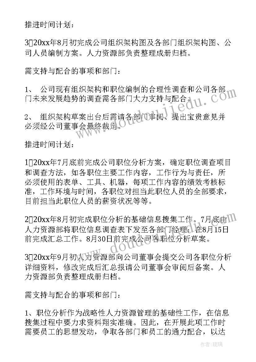 最新人力工作总结和工作计划 人力资源工作计划(精选6篇)