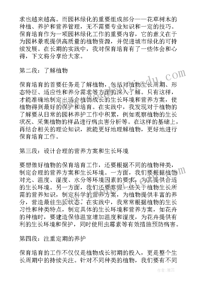 2023年保育心得体会小班(优秀7篇)