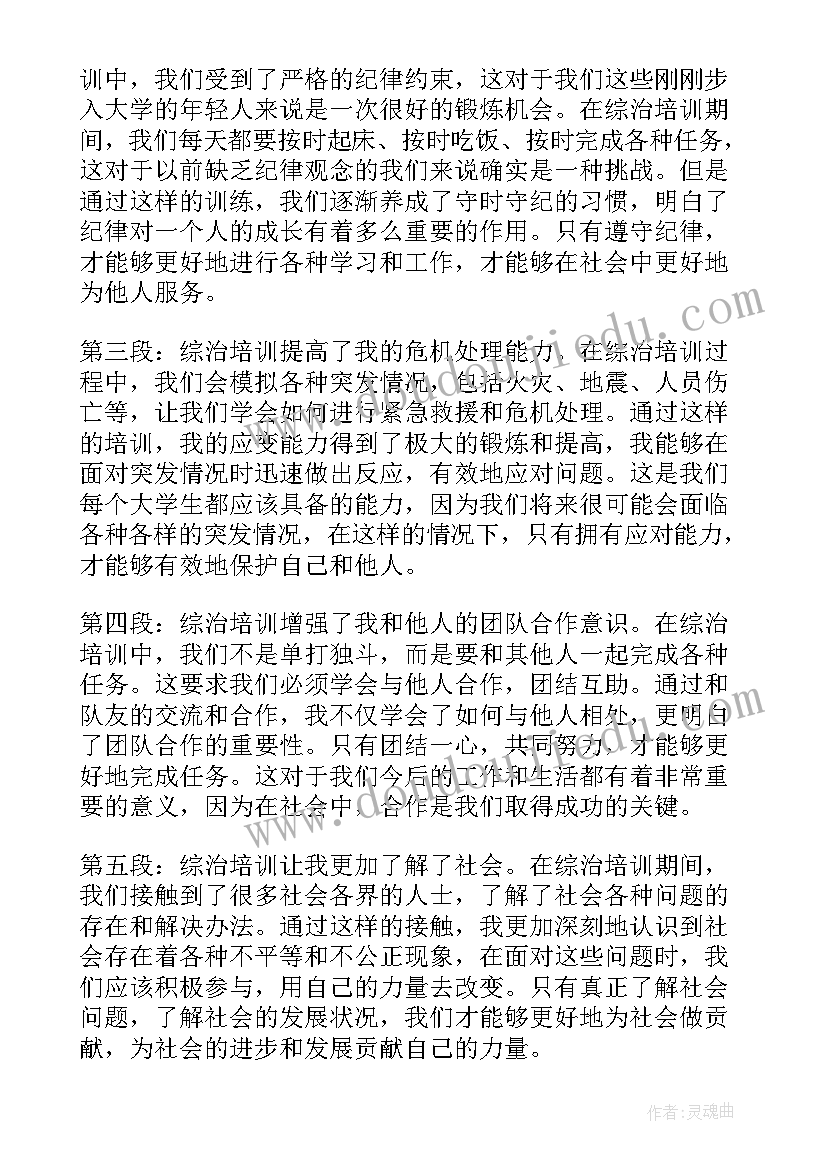 2023年综治培训心得体会(模板5篇)