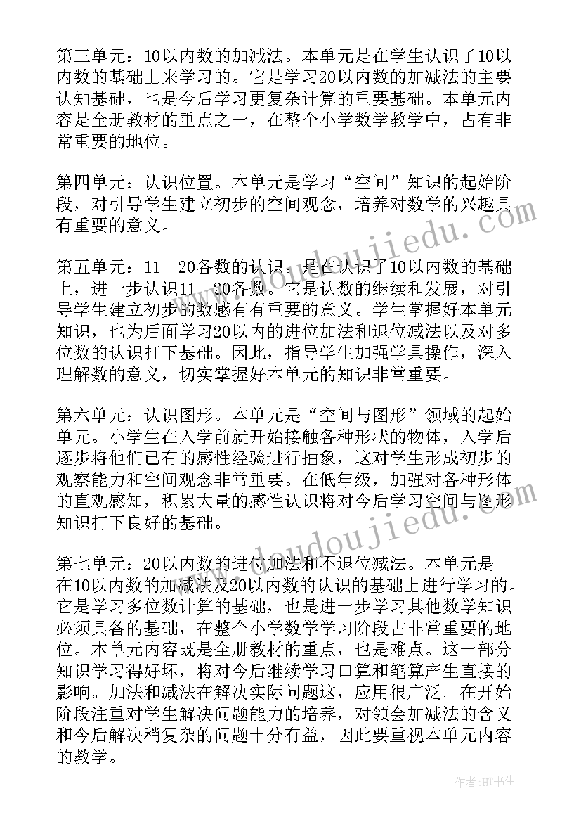 最新苏教版小学数学一年级教学计划 春学期一年级数学教学计划(模板6篇)