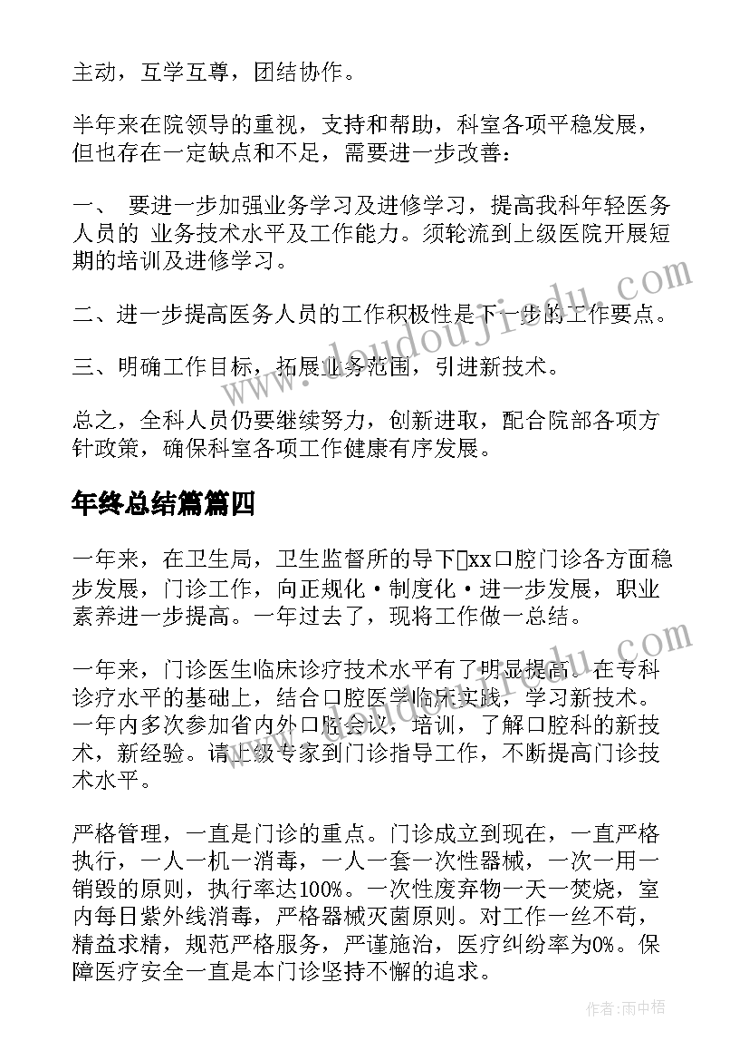 2023年年终总结篇(模板5篇)