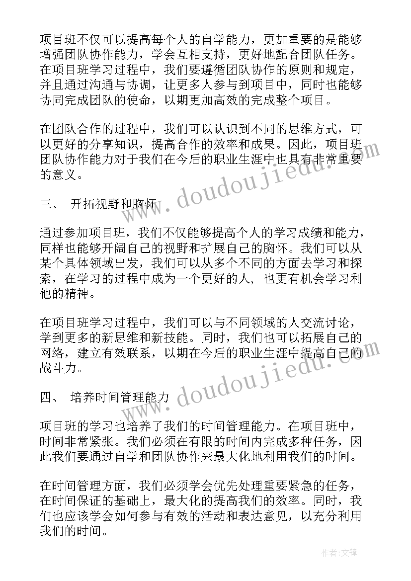 最新项目安全讲话内容 项目后心得体会(通用5篇)