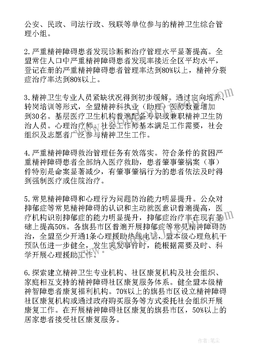 最新卫生室工作实施方案 精神卫生工作实施方案(优秀6篇)