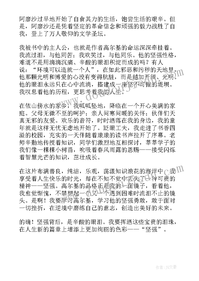 2023年高尔基的童年阅读心得体会 二年级高尔基童年读书心得(优秀5篇)