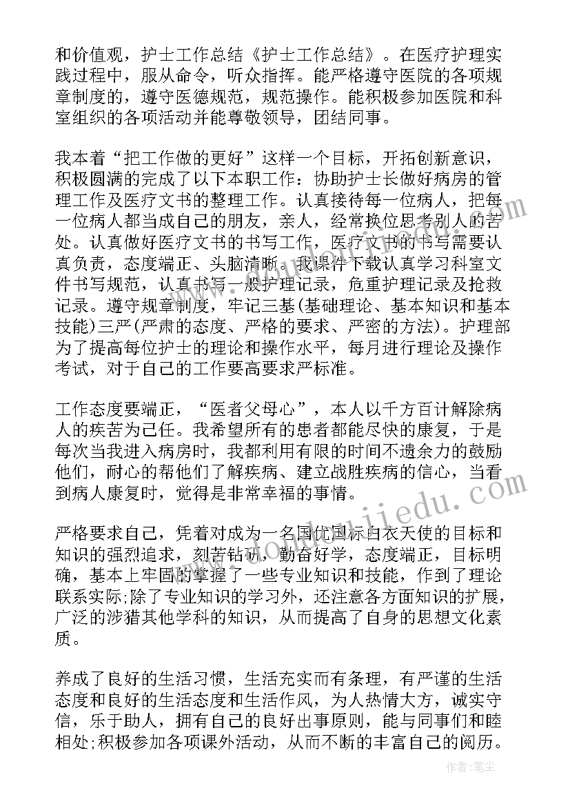 护士工作总结小结 护士工作总结(实用8篇)