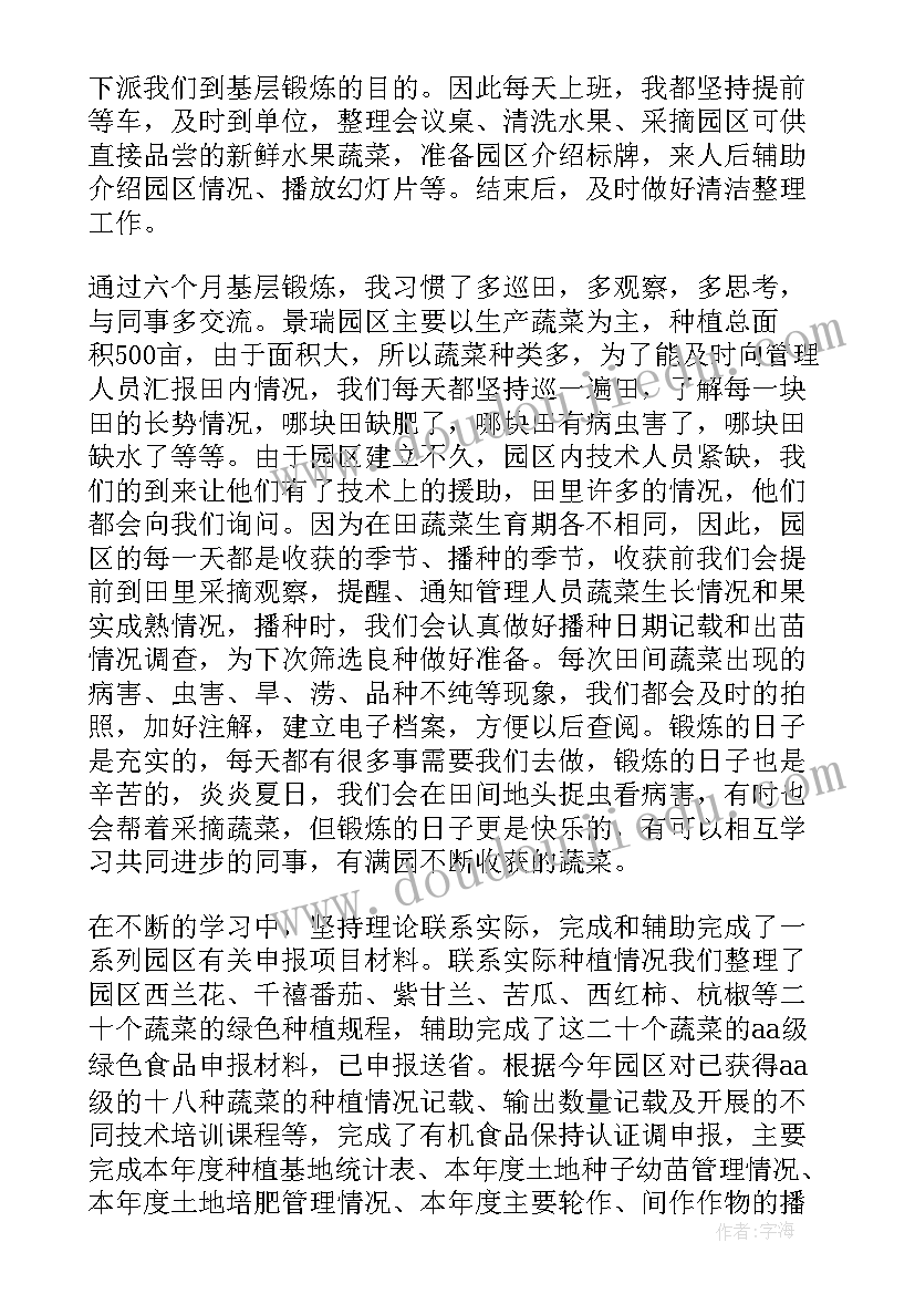 最新基层挂职锻炼个人总结(汇总5篇)