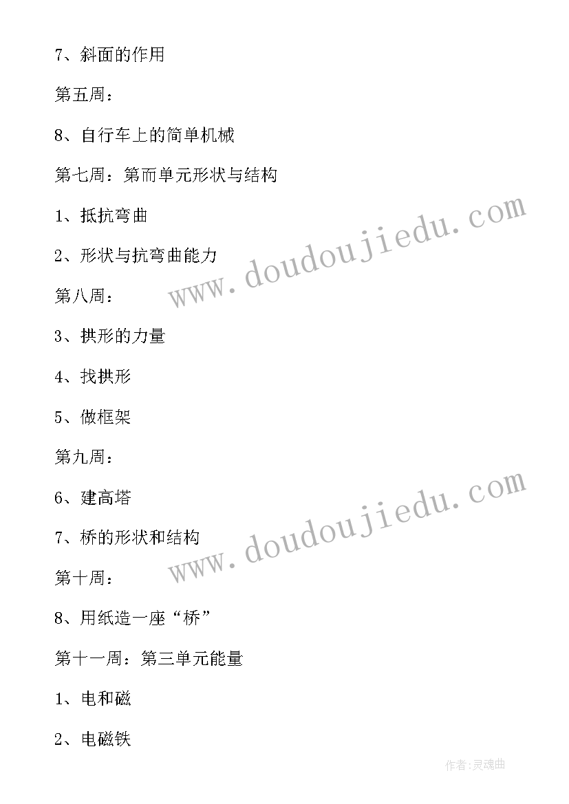 最新科学六年级教学工作计划表电子版(精选6篇)