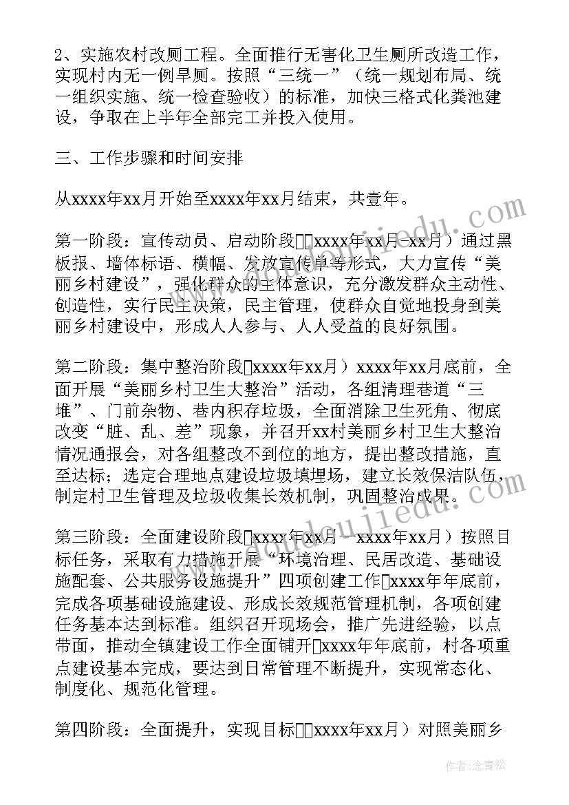 2023年乡村振兴美丽村庄建设 红色美丽乡村建设实施方案(实用10篇)