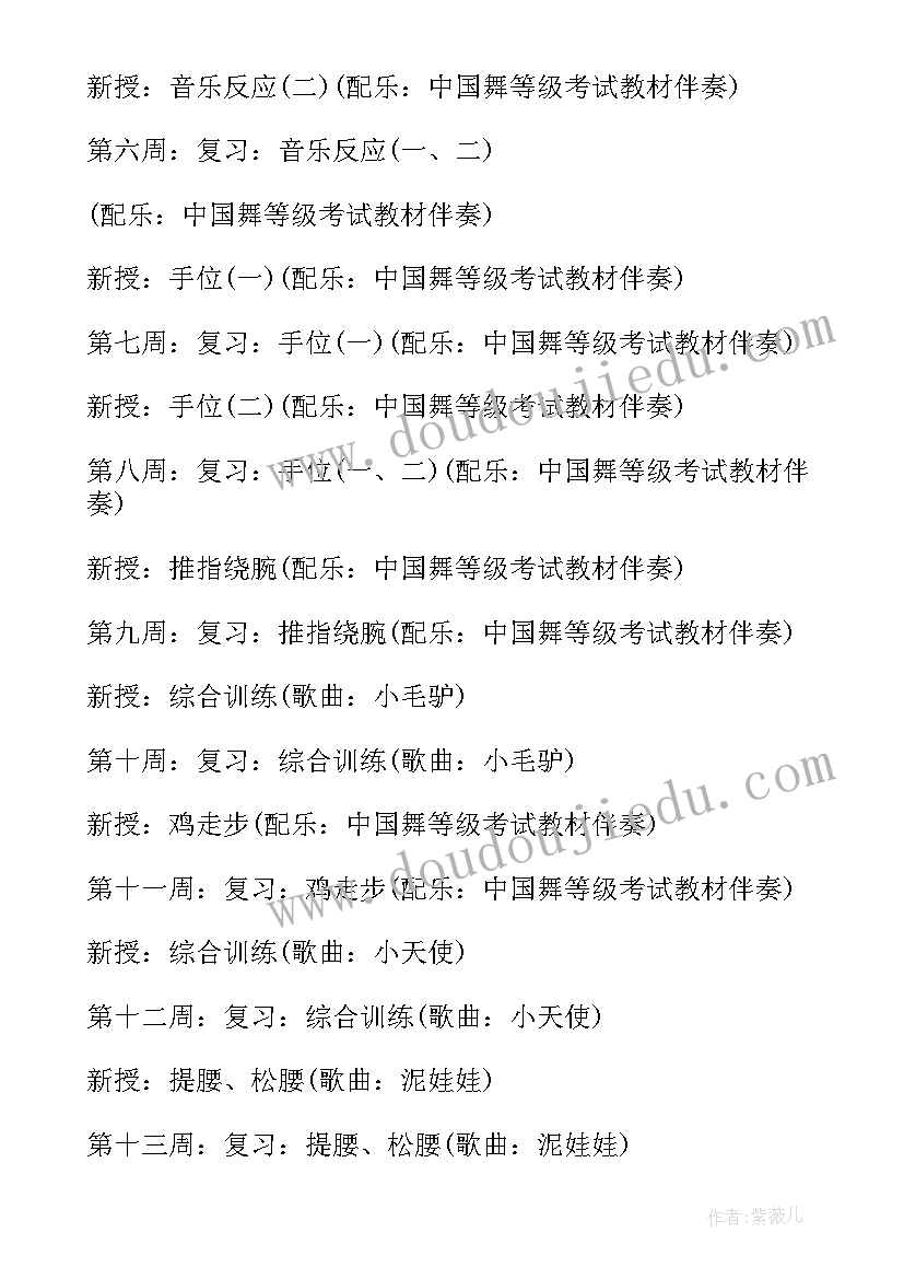 2023年幼儿园兴趣组舞蹈教学工作总结(优质5篇)