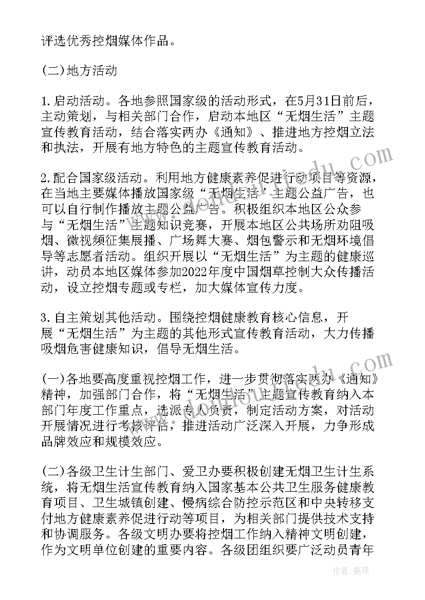 2023年社区世界无烟日宣传活动美篇 社区世界无烟日宣传活动简报(精选6篇)