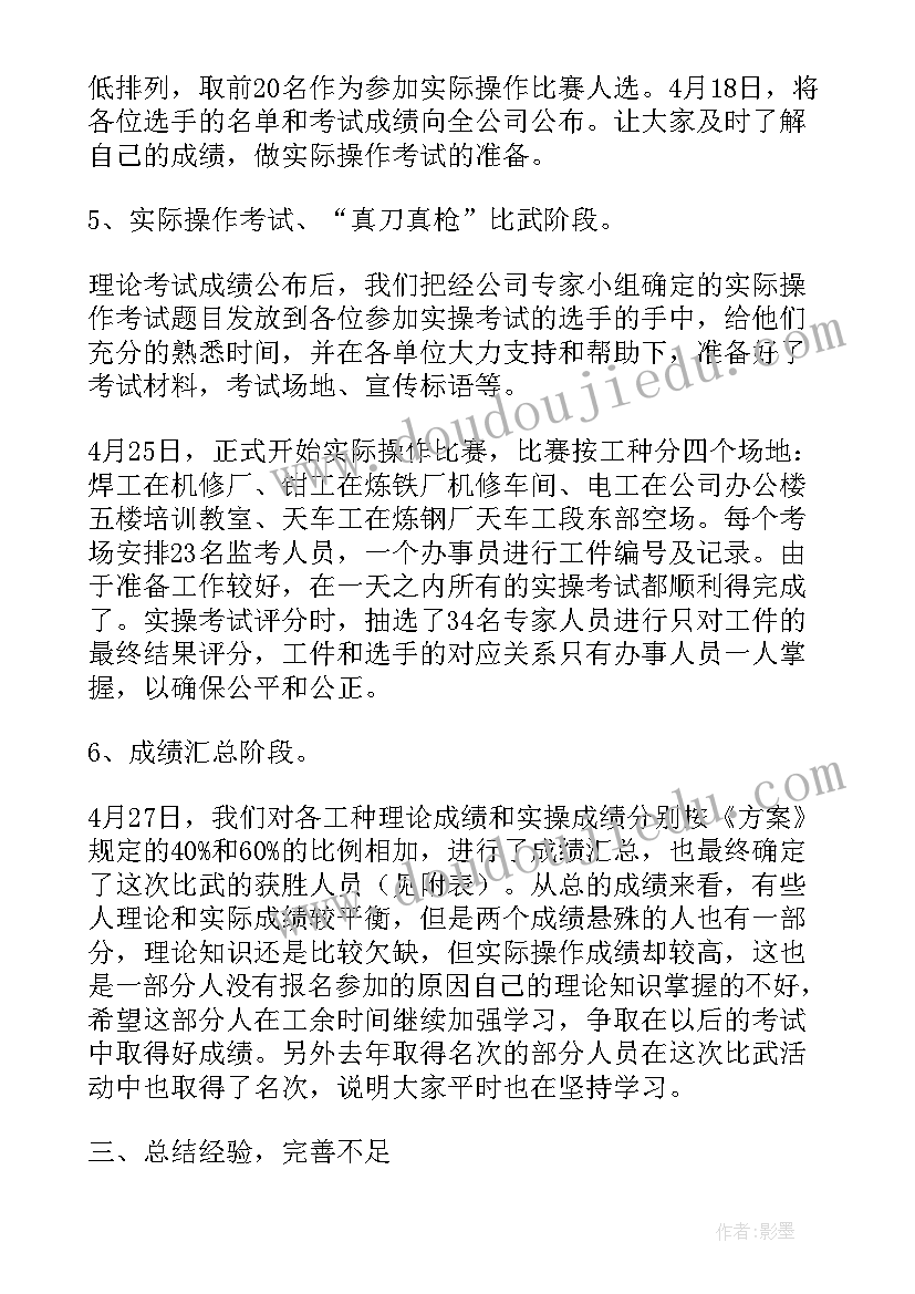 技术比武致辞(大全5篇)